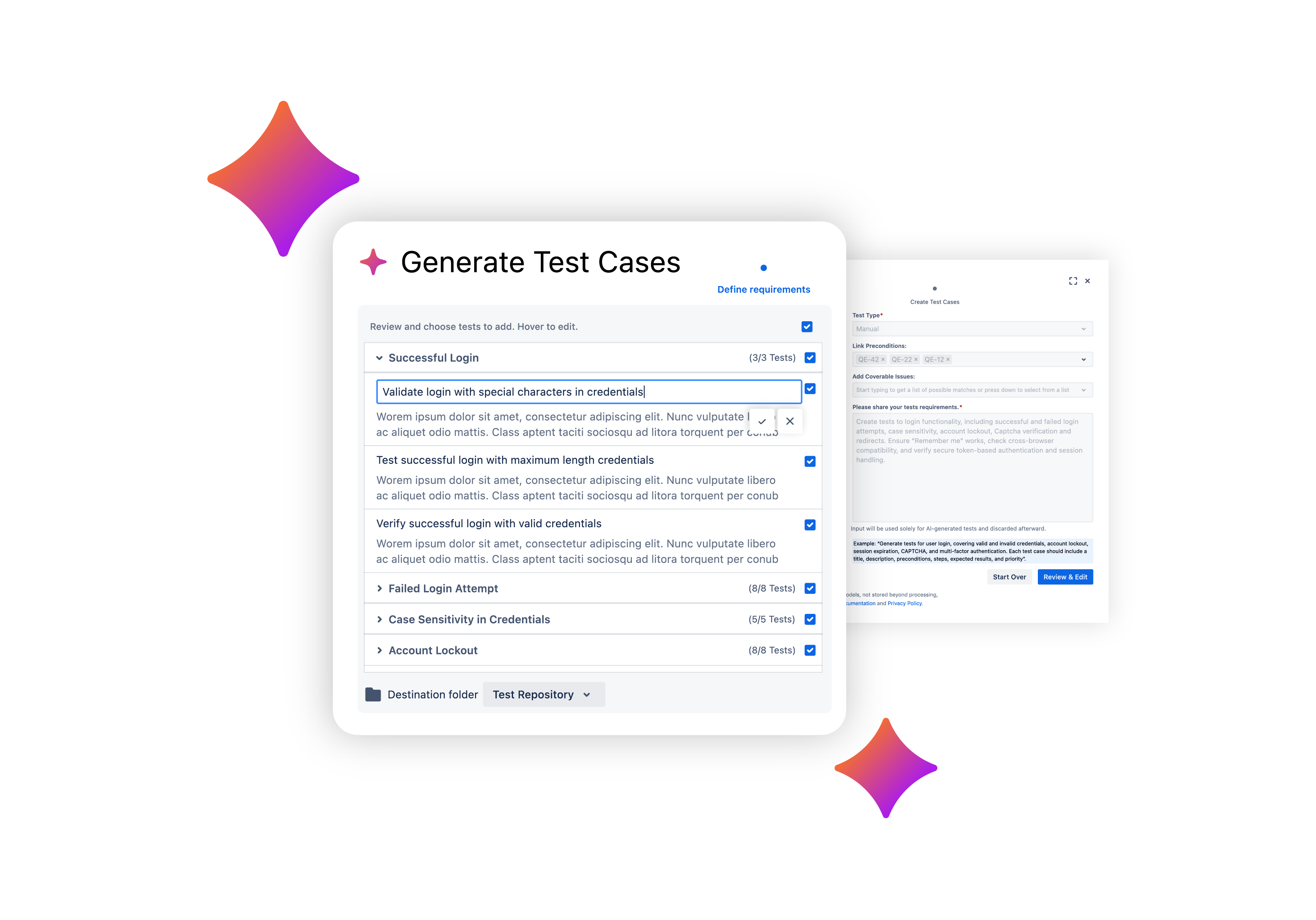 AI Test Case Generation - Xray