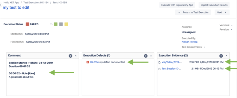 Xray-test-execution-details