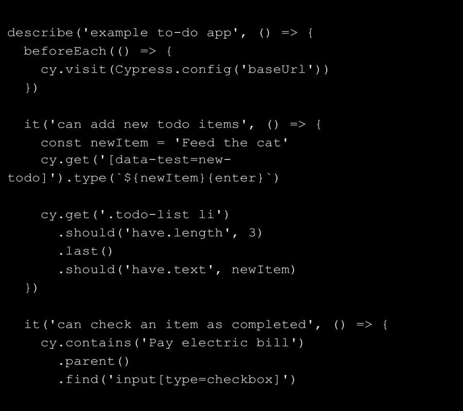 cypress-test-run-code