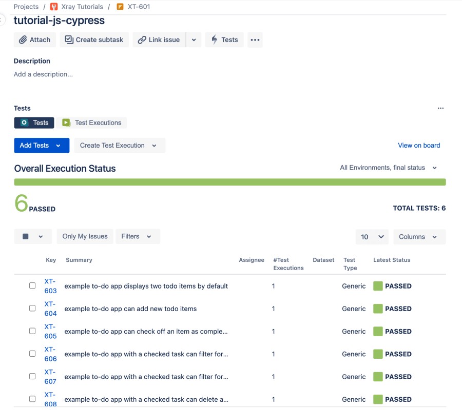 cypress-xray-integration-test-run