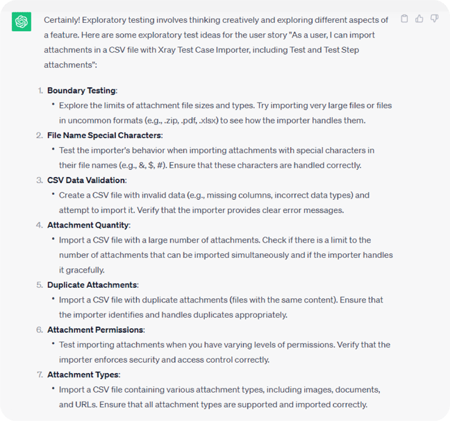 How to Use AI (ChatCPT) for Exploratory Testing Prompt and Answer example