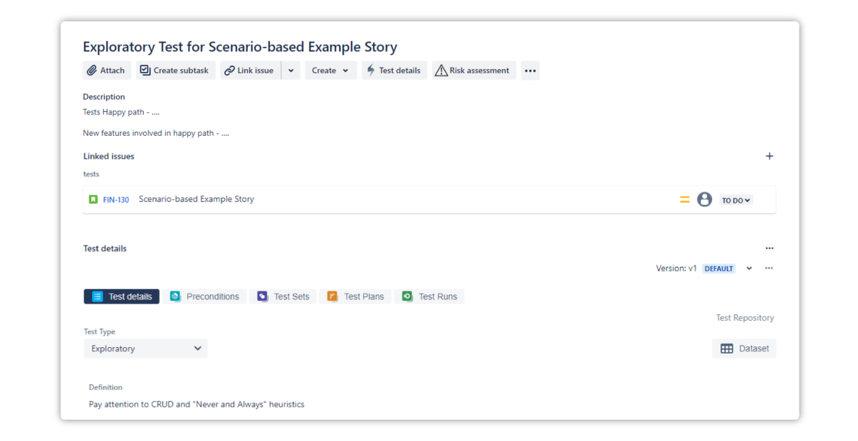 Xray-Scenario-Based-Example-Story-Test-Details