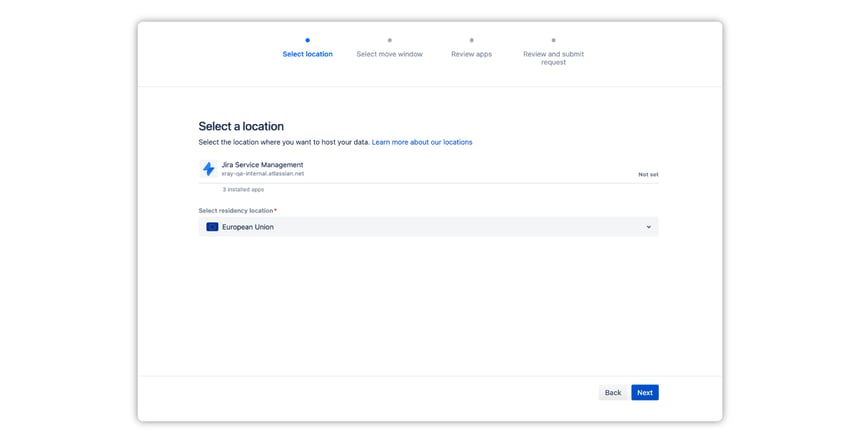 Xray Enterprise Data Residency Compliance Location
