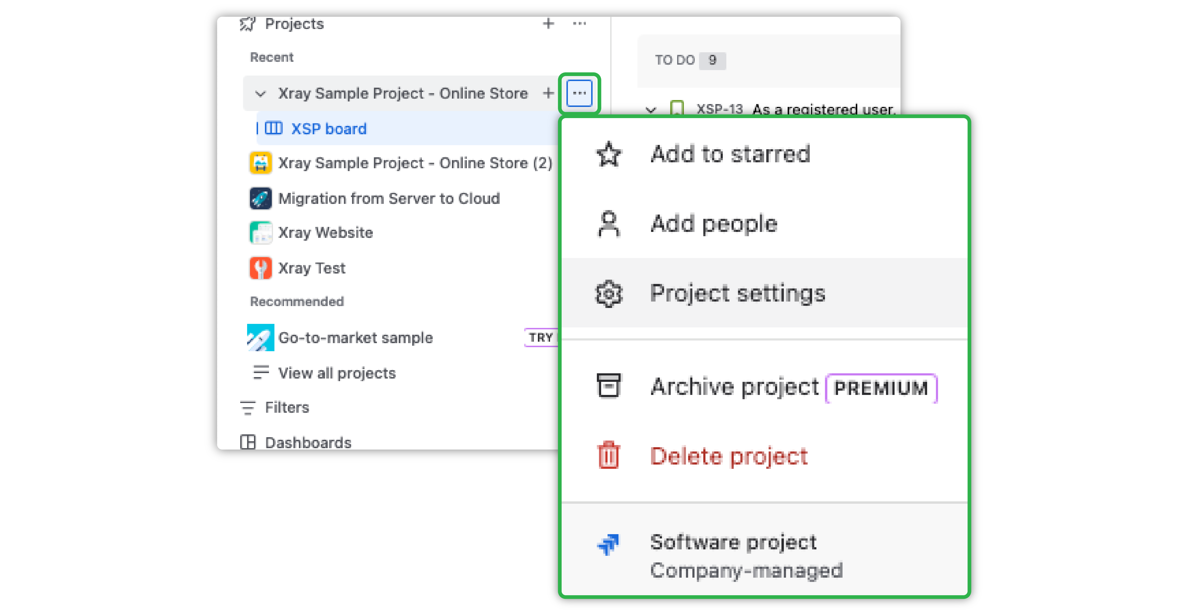 Jira New UI Project Settings Xray Blog