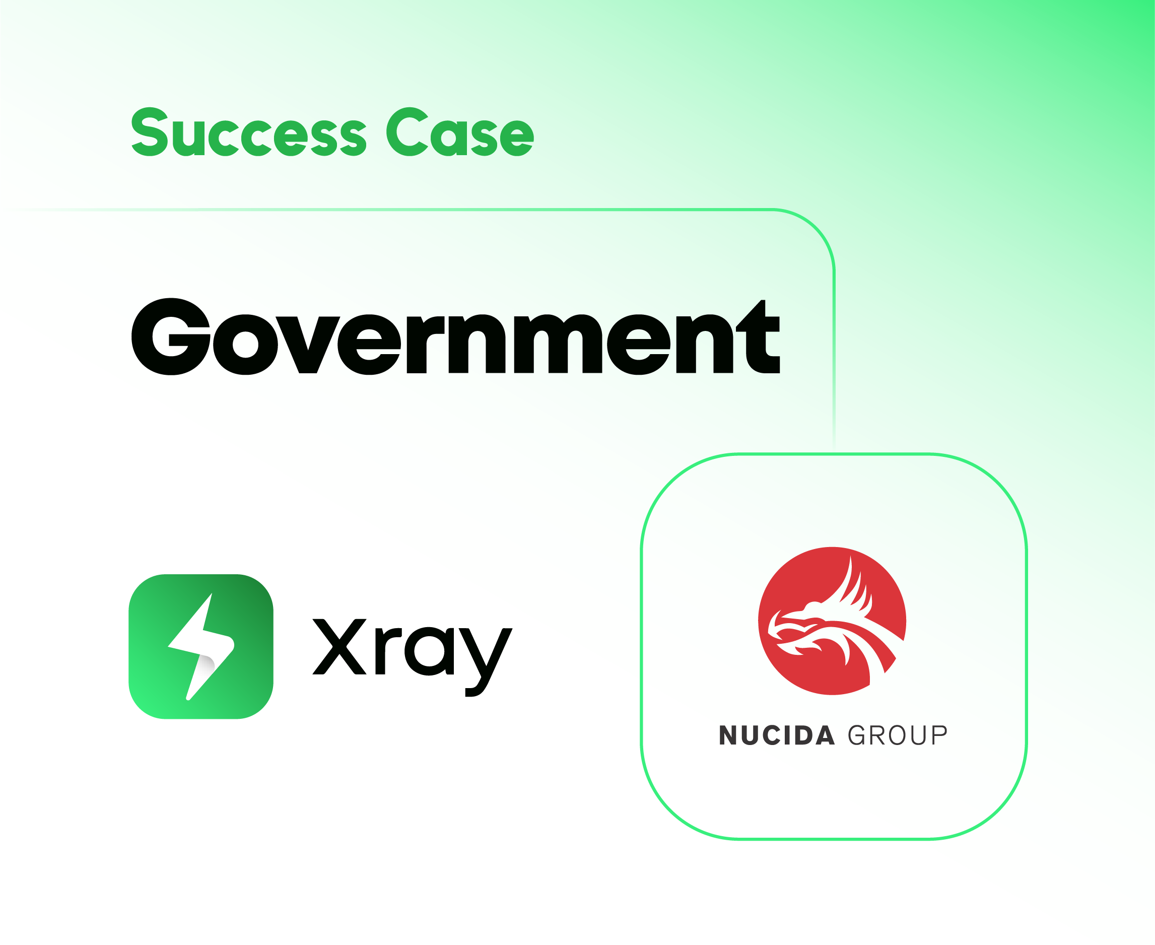 Xray Partner NUCIDA Success Case Government