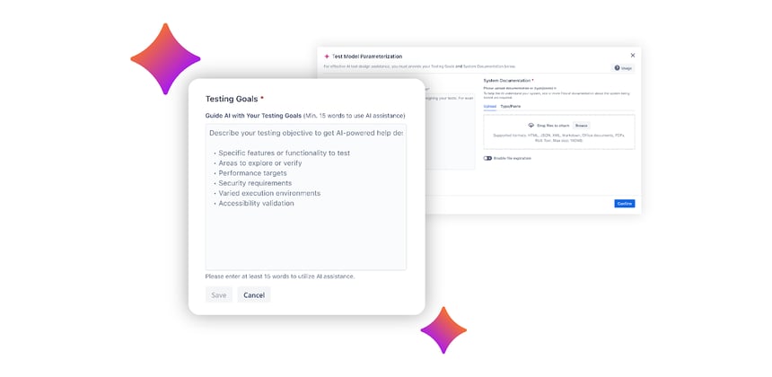 Testing Goals Set up - Test Model Generation Xray Enterprise