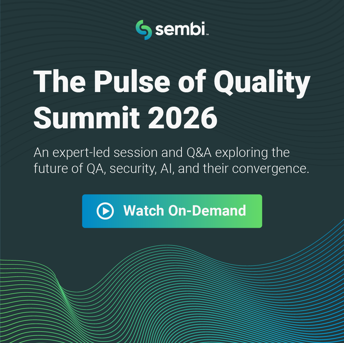 The Pulse of Quality Summit 2026 webinar poster